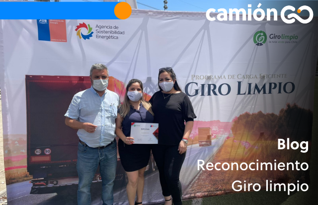 CamiónGO recibió reconocimiento por su compromiso con Giro Limpio y difusión del programa