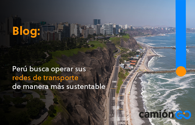 Perú busca operar sus redes de transporte de manera más sustentable